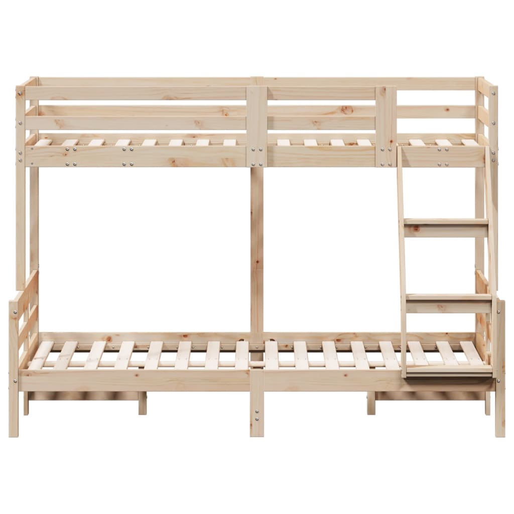 Bunk Bed without Mattress 80x200/120x200 cm Solid Wood