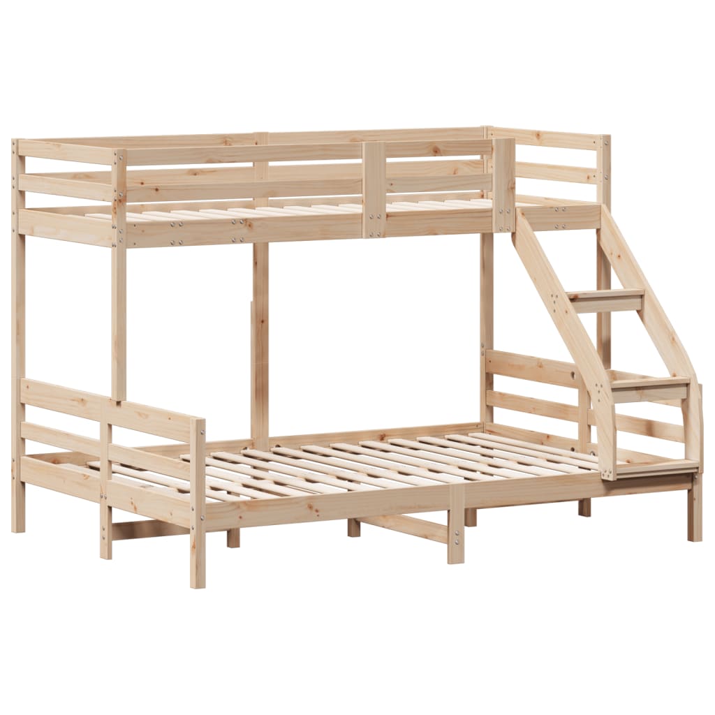Bunk Bed without Mattress 90x200/140x200 cm Solid Wood