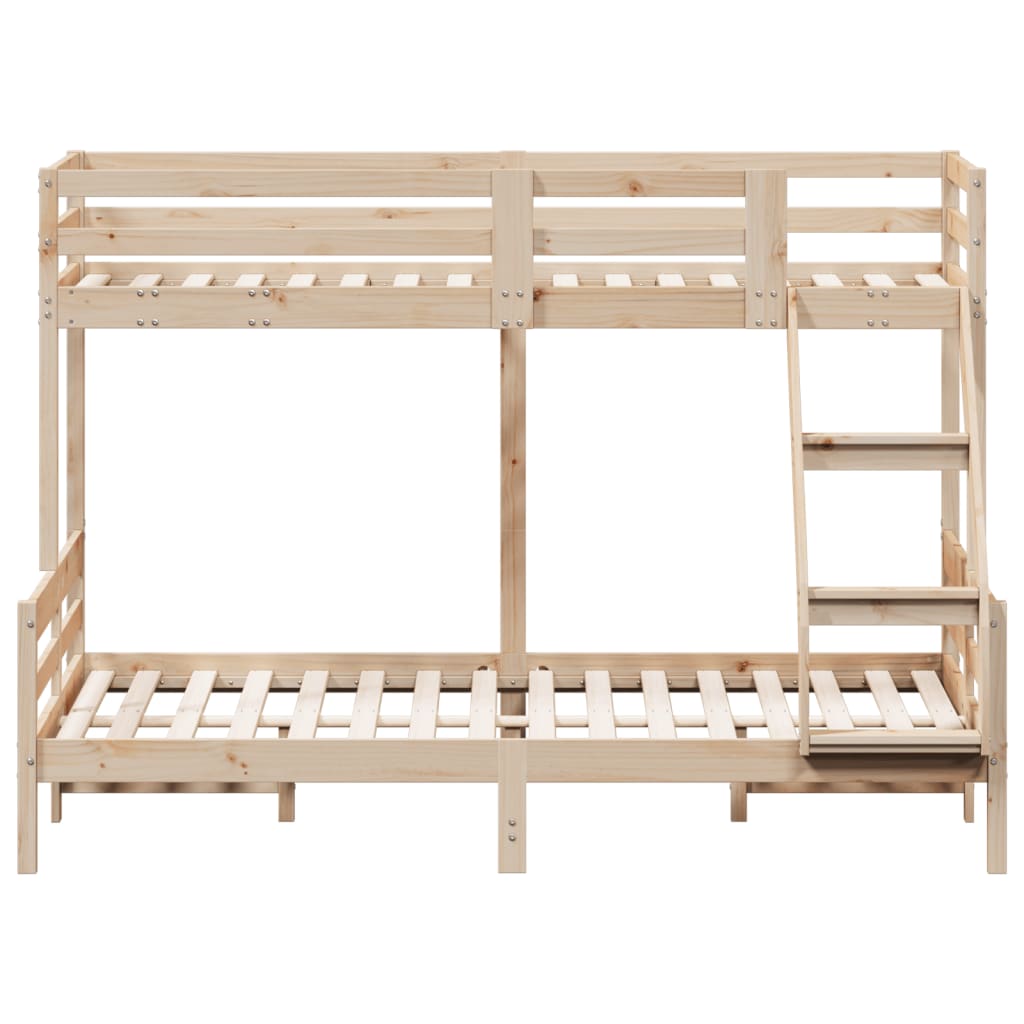 Bunk Bed without Mattress 90x200/140x200 cm Solid Wood