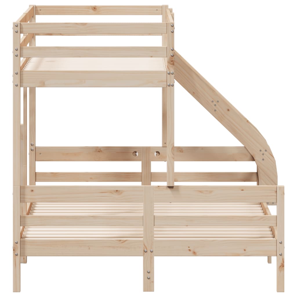 Bunk Bed without Mattress 90x200/140x200 cm Solid Wood