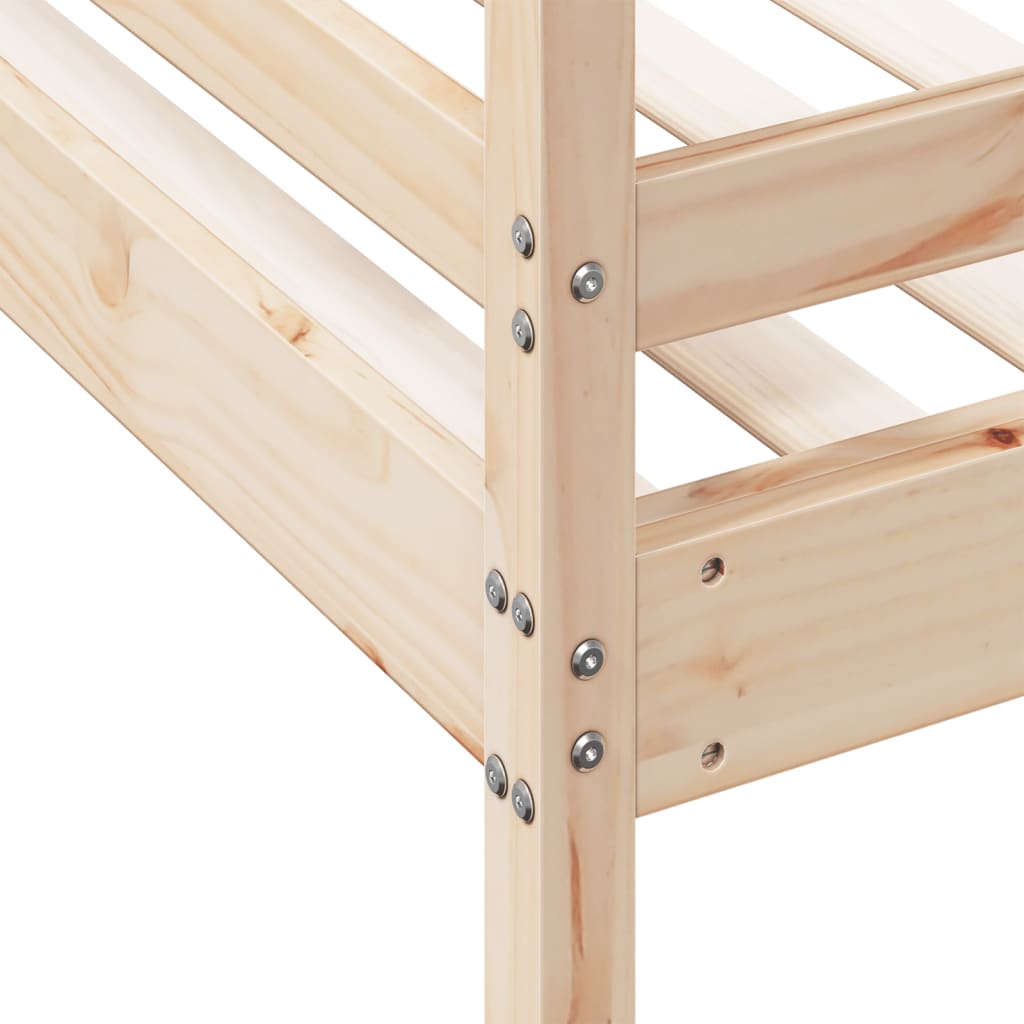 Bunk Bed without Mattress 90x200/140x200 cm Solid Wood