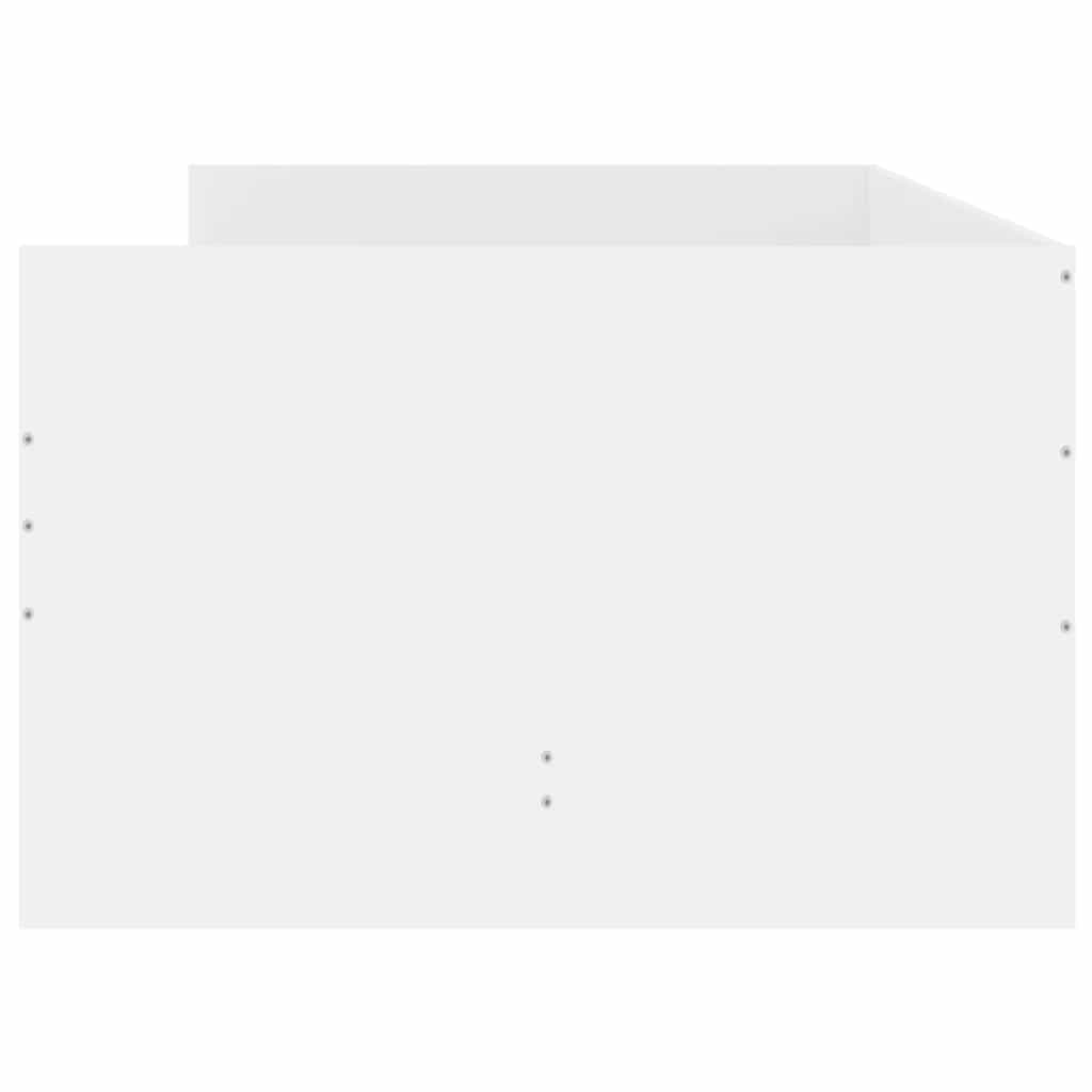 Bed Frame without Mattress White 75x190 cm Small Single Small Single