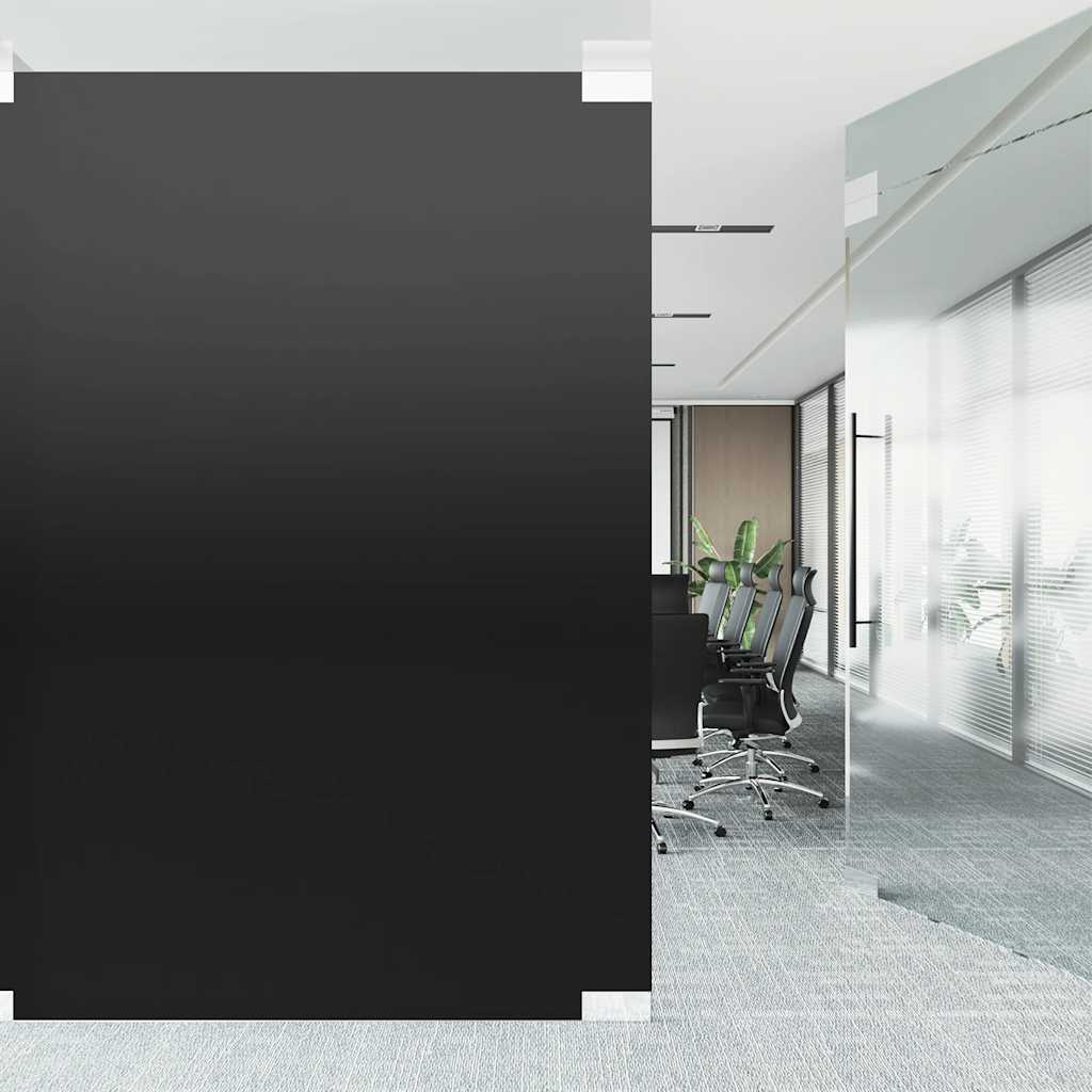 Window Films 3 pcs Static Frosted Black PVC