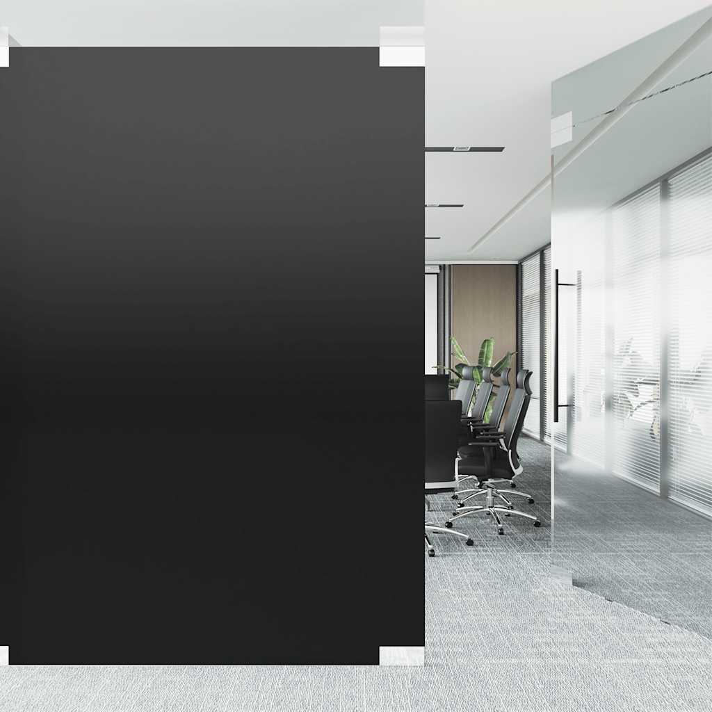 Window Films 5 pcs Static Frosted Black PVC