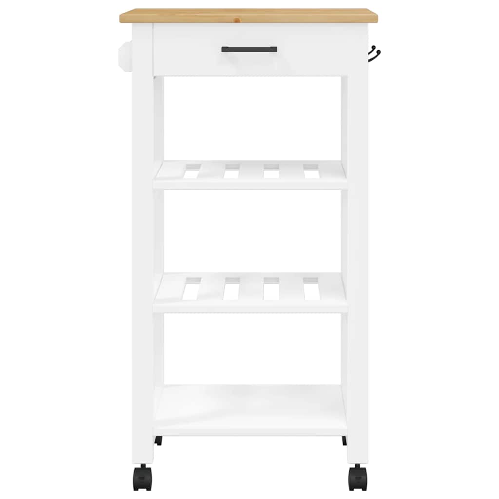 Kitchen Trolley MONZA 48x40x88.5 cm Solid Wood Pine
