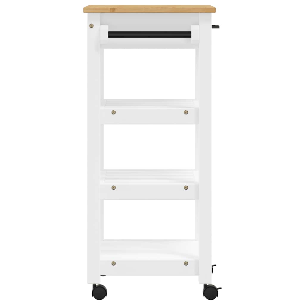 Kitchen Trolley MONZA 48x40x88.5 cm Solid Wood Pine