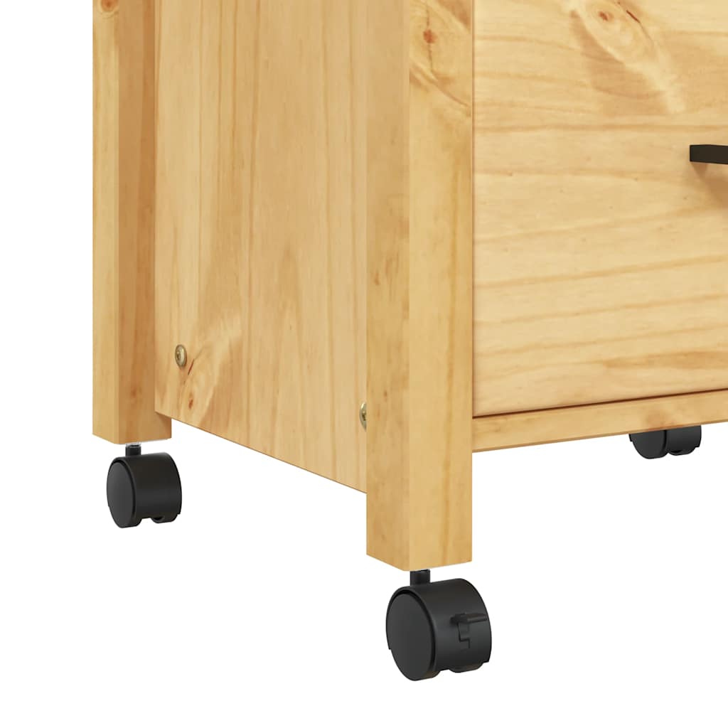 Kitchen Trolley MONZA 48x40x88.5 cm Solid Wood Pine