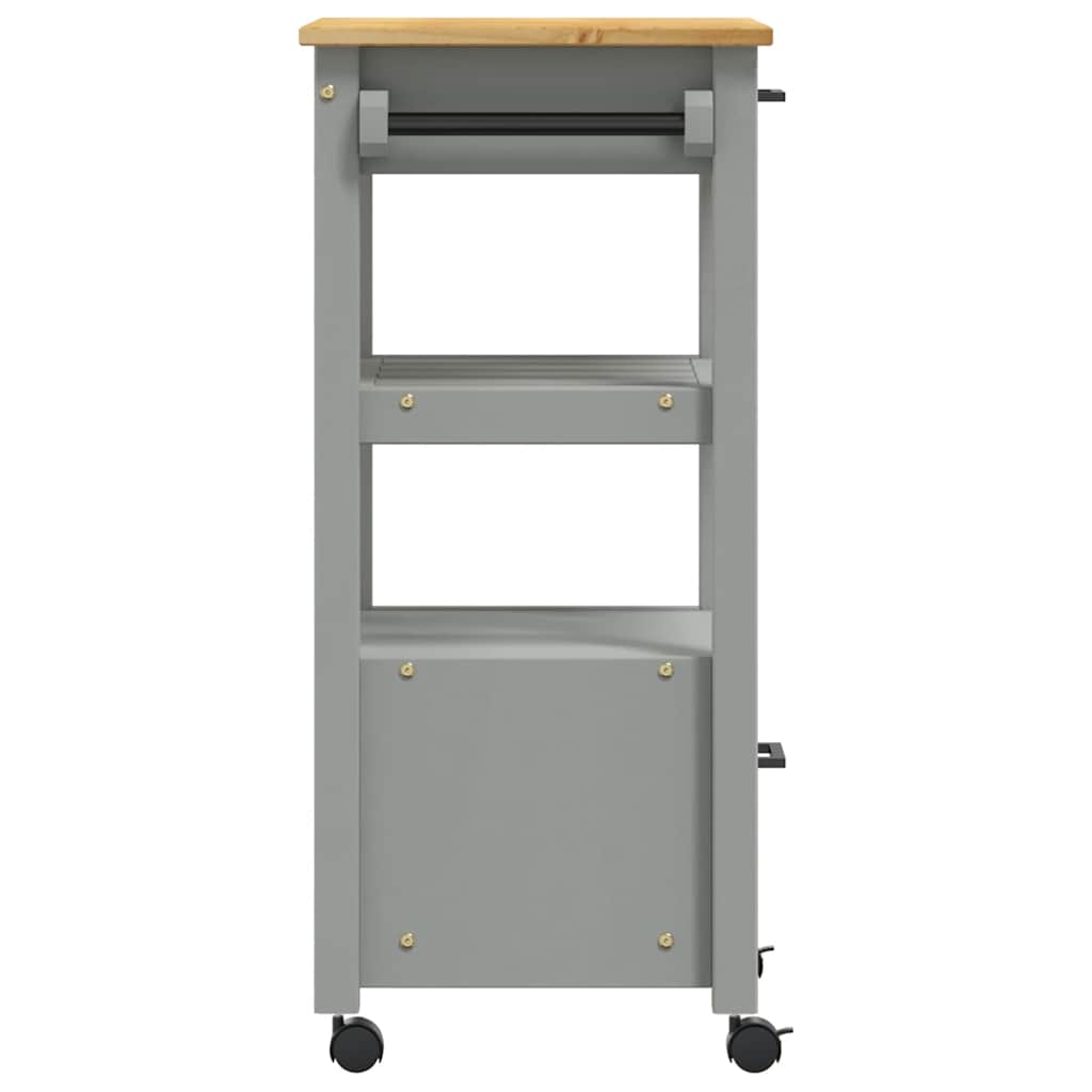 Kitchen Trolley MONZA 48x40x88.5 cm Solid Wood Pine
