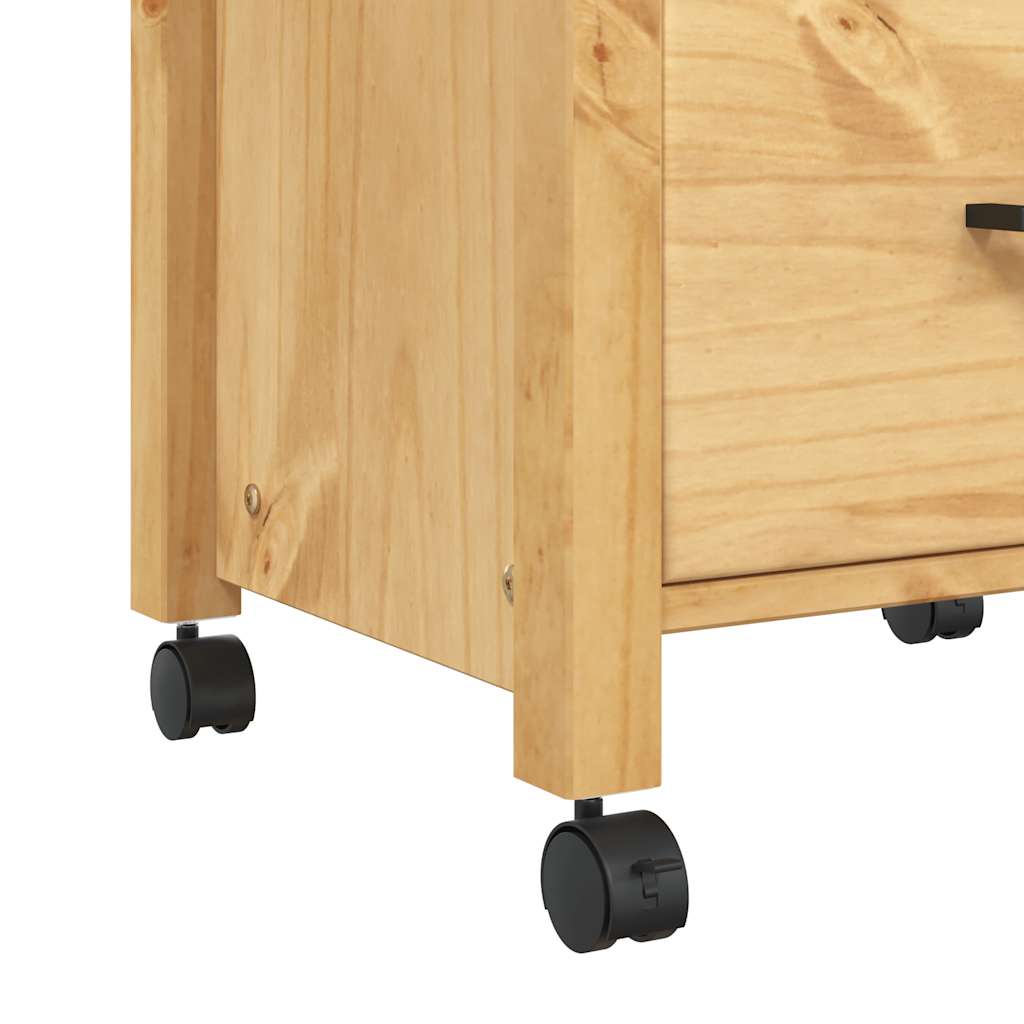 Kitchen Trolley MONZA 48x40x88.5 cm Solid Wood Pine