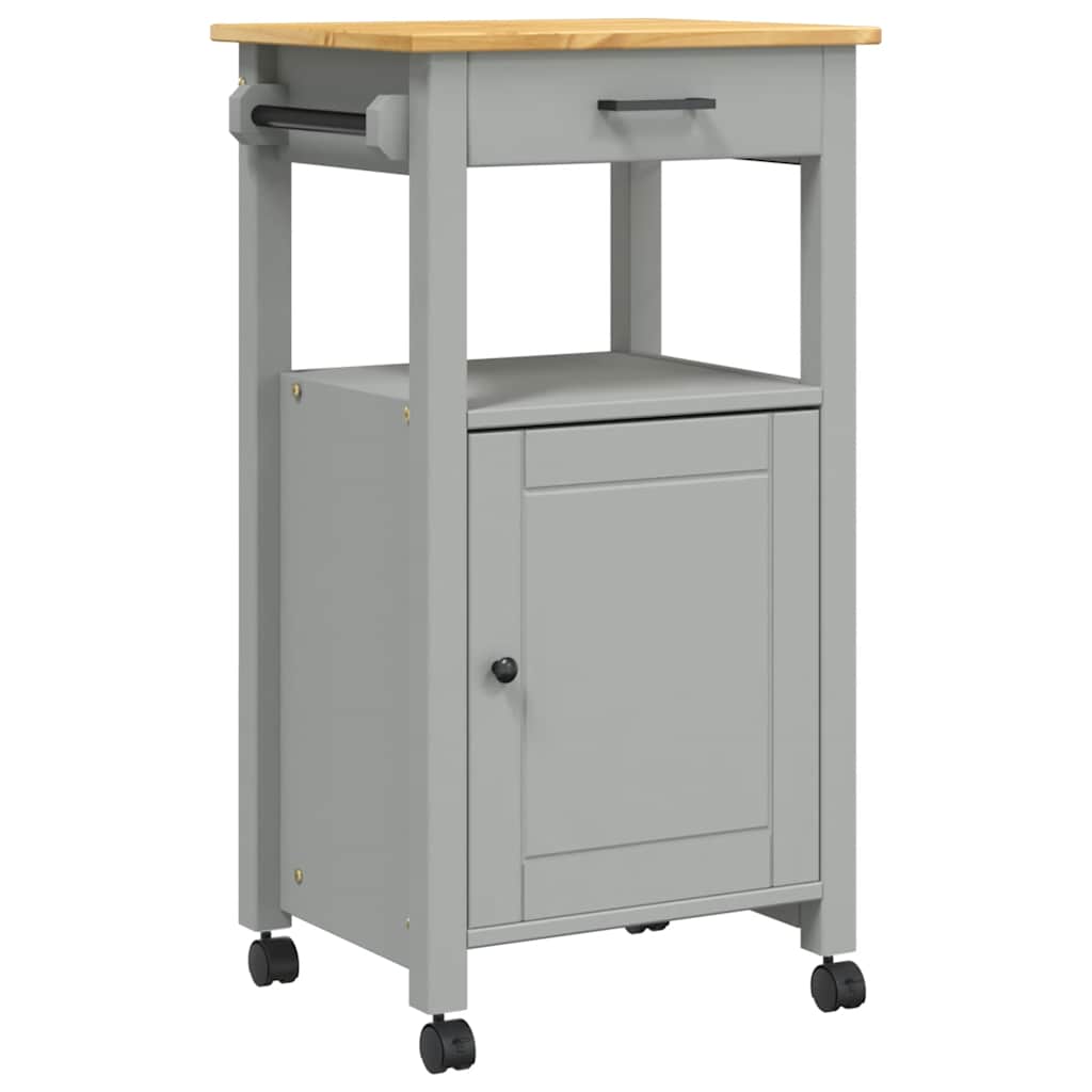 Kitchen Trolley MONZA 48x40x88.5 cm Solid Wood Pine
