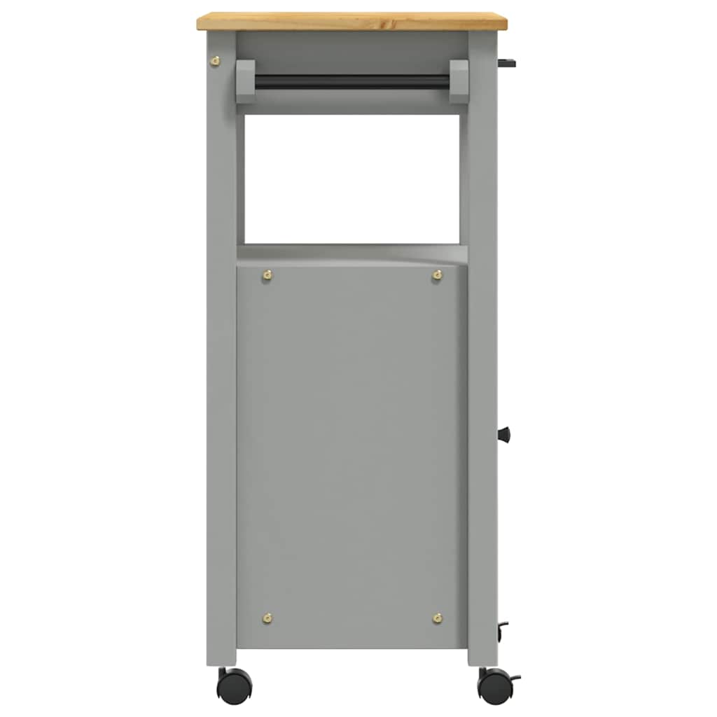 Kitchen Trolley MONZA 48x40x88.5 cm Solid Wood Pine
