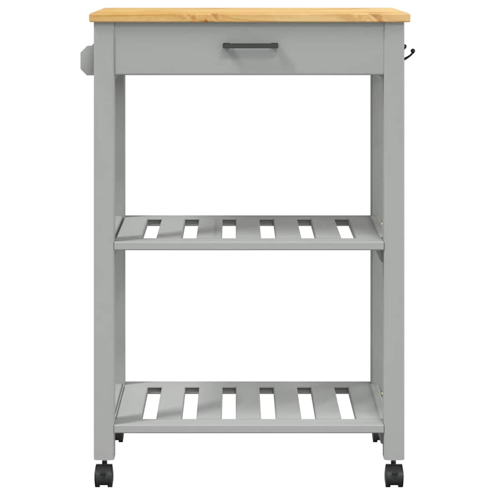 Kitchen Trolley MONZA 60x40x88.5 cm Solid Wood Pine
