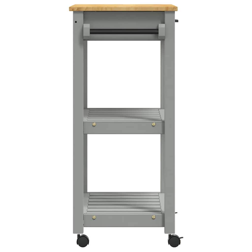 Kitchen Trolley MONZA 60x40x88.5 cm Solid Wood Pine