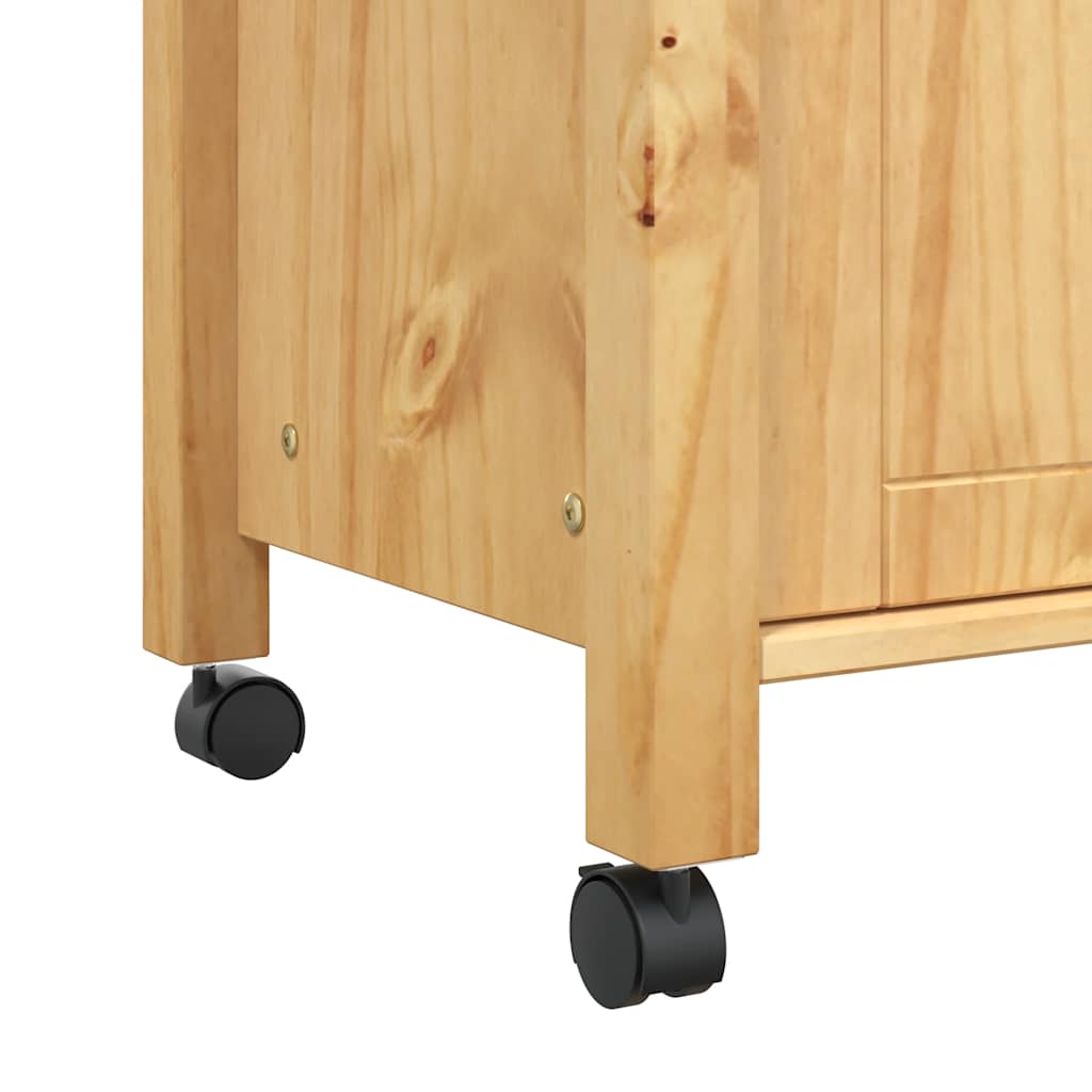Kitchen Trolley MONZA 60x40x88.5 cm Solid Wood Pine