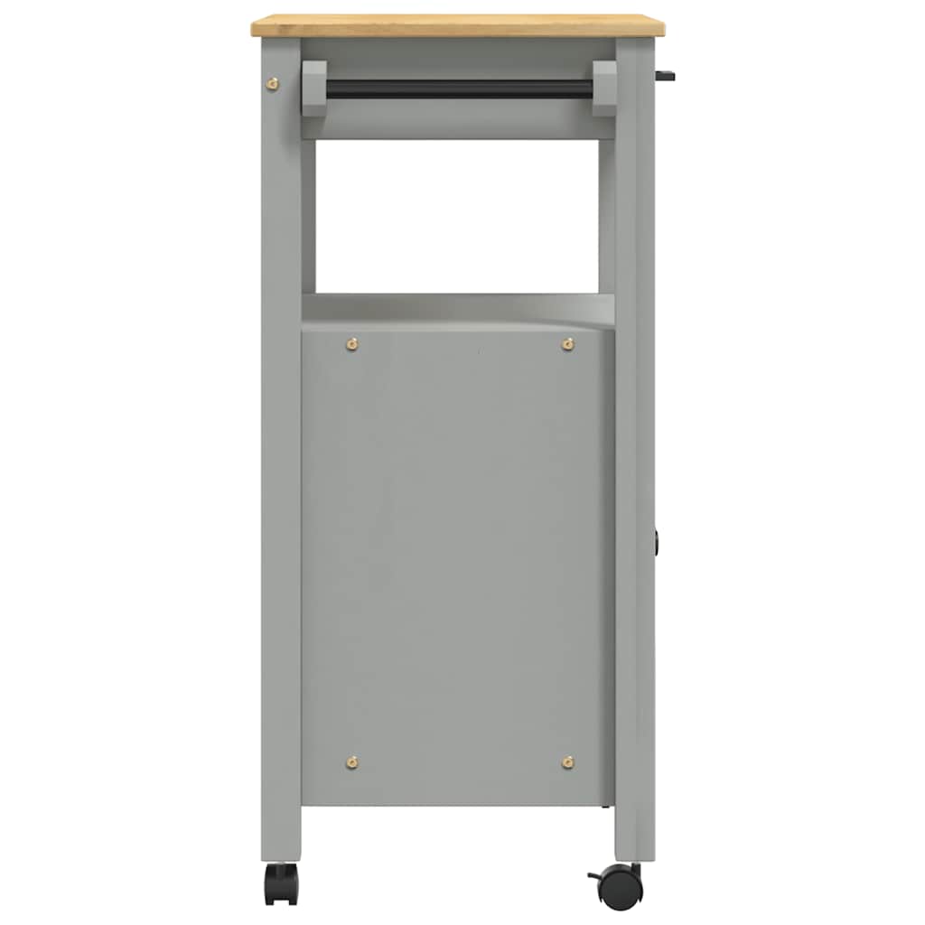 Kitchen Trolley MONZA 60x40x88.5 cm Solid Wood Pine