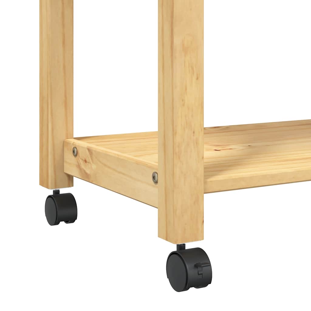 Kitchen Trolley MONZA 84x40x88.5 cm Solid Wood Pine