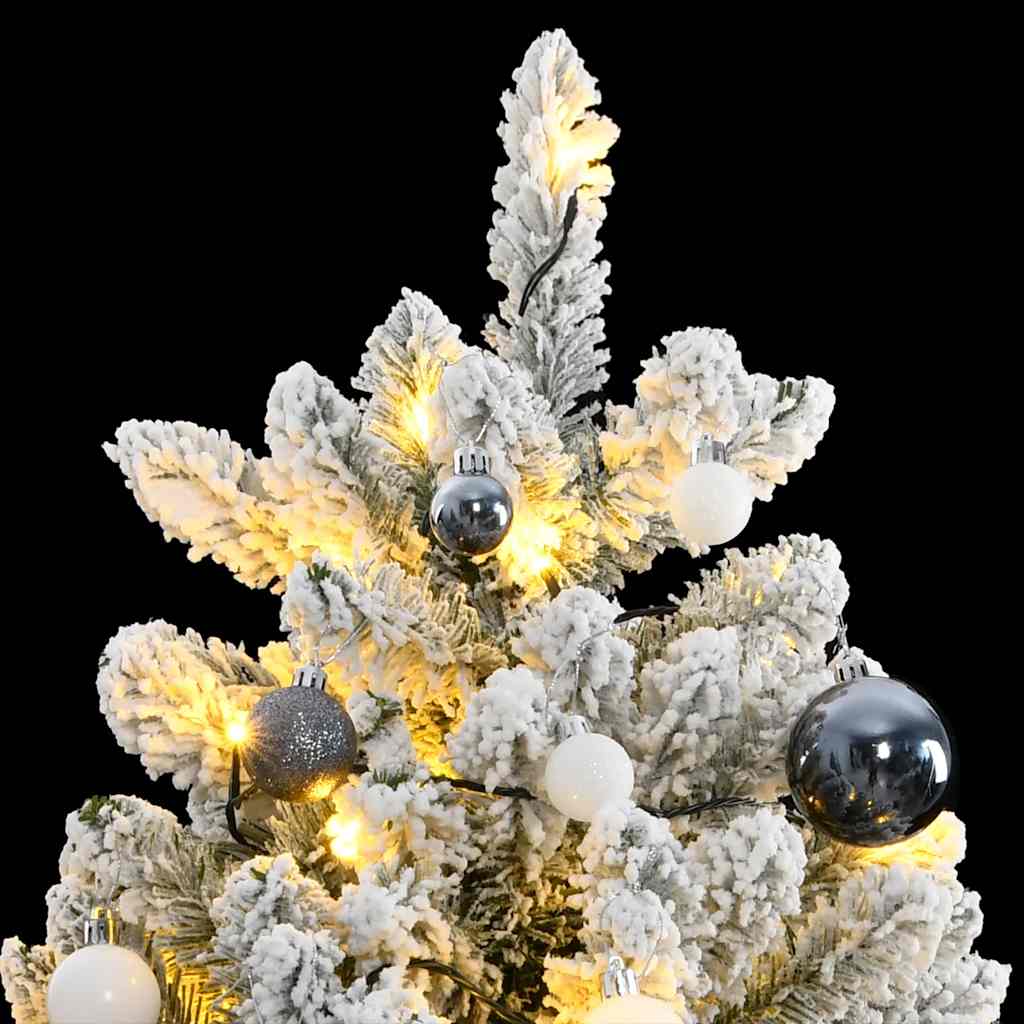 Artificial Hinged Christmas Tree 300 LEDs & Ball Set 240 cm