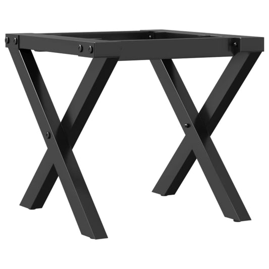 Coffee Table Legs X-Frame 30X30X33 Cm Steel