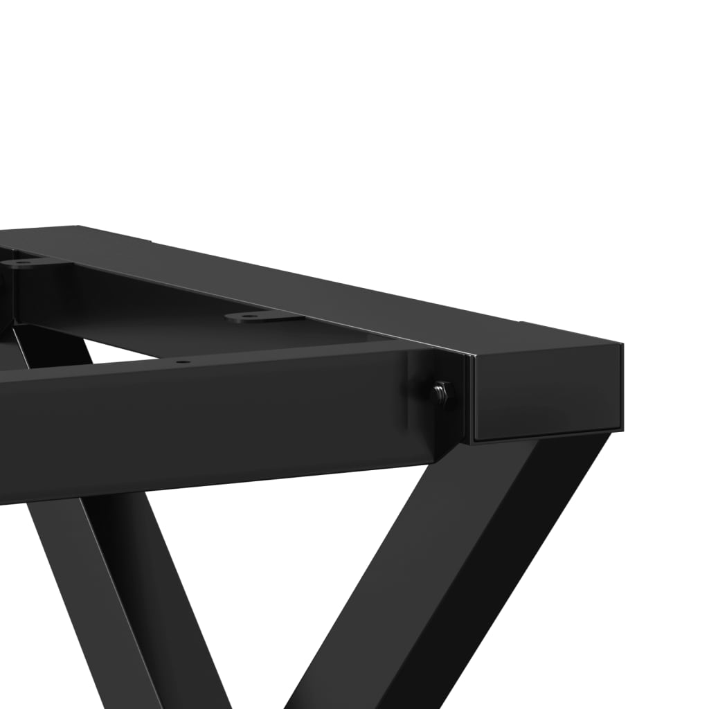 Coffee Table Legs X-Frame 50X40X38 Cm Steel