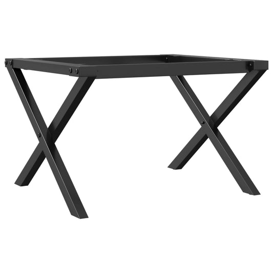 Coffee Table Legs X-Frame 60X40X38 Cm Steel