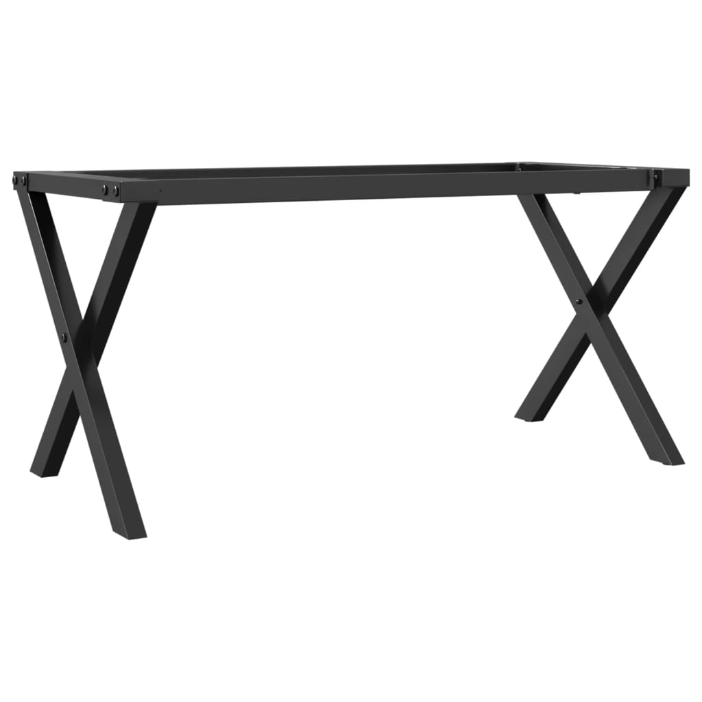 Coffee Table Legs X-Frame 70X30X43 Cm Steel