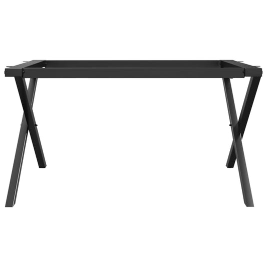 Coffee Table Legs X-Frame 80X70X43 Cm Steel