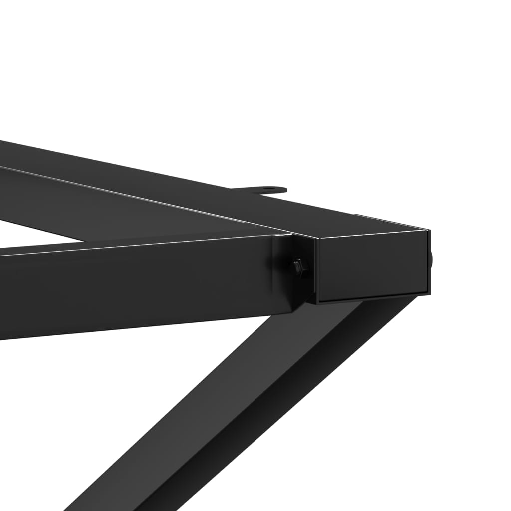 Coffee Table Legs X-Frame 80X70X43 Cm Steel