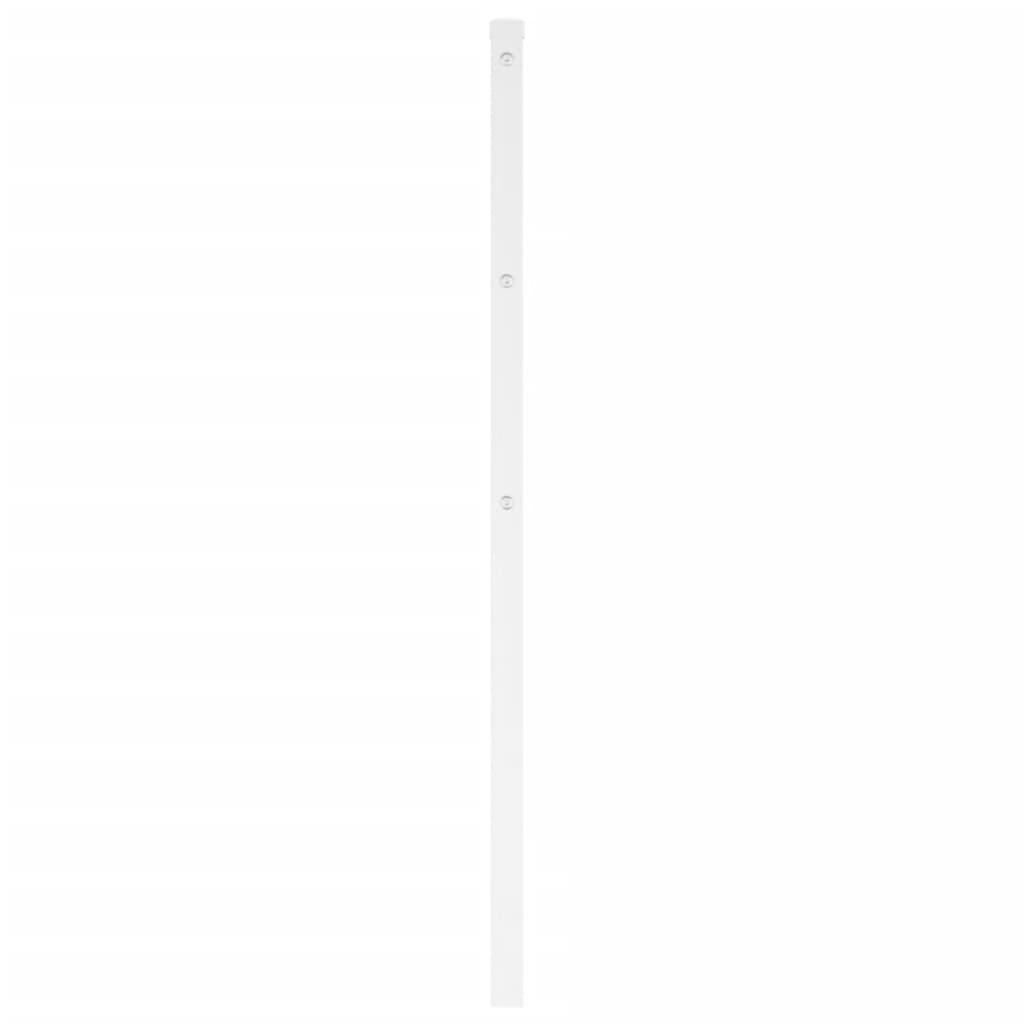 Metal Headboard White 107 cm