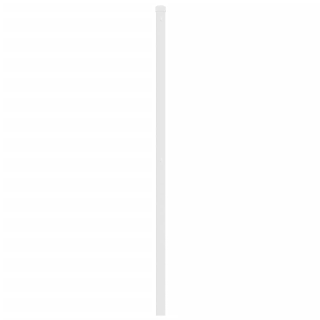 Metal Headboard White 150 cm