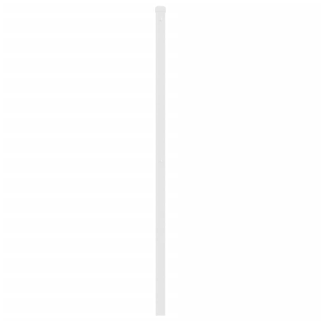 Metal Headboard White 200 cm