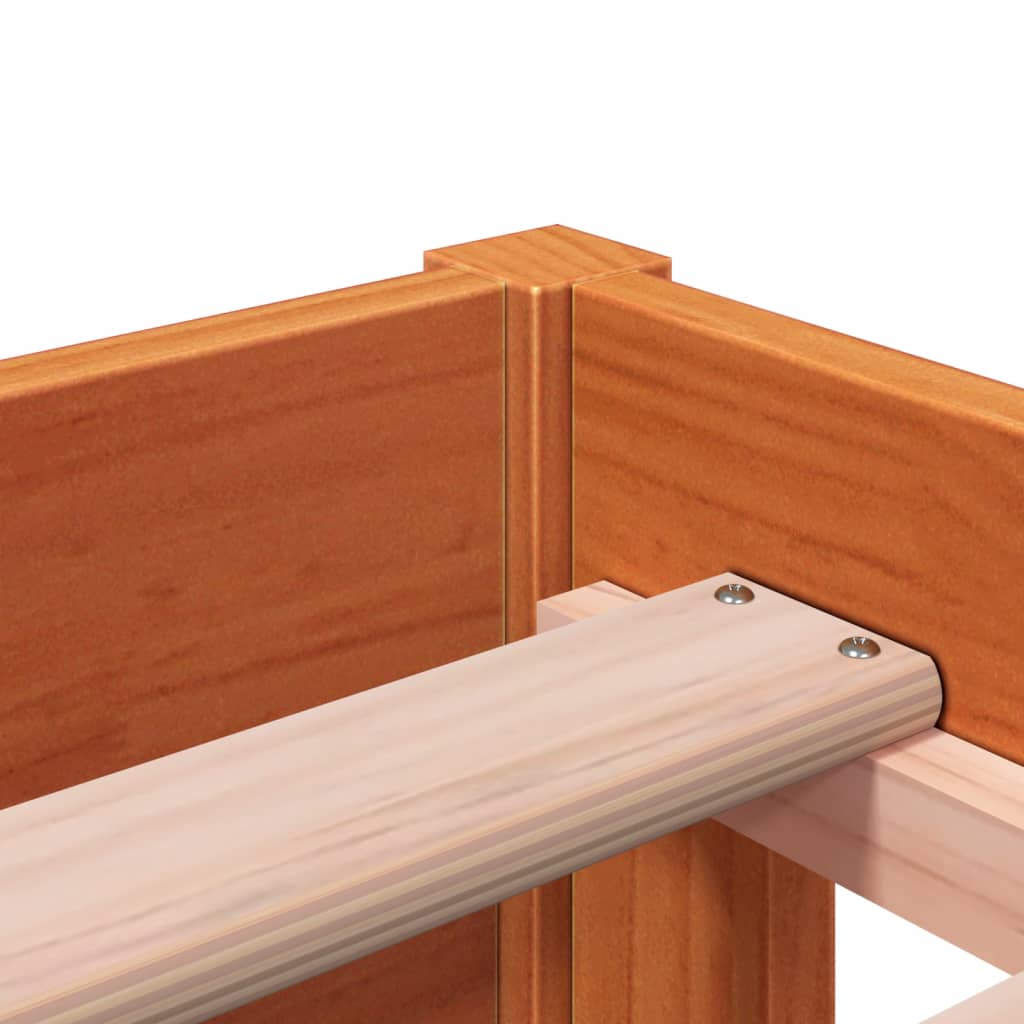 Day Bed without Mattress Wax Brown 80x200 cm Solid Wood Pine