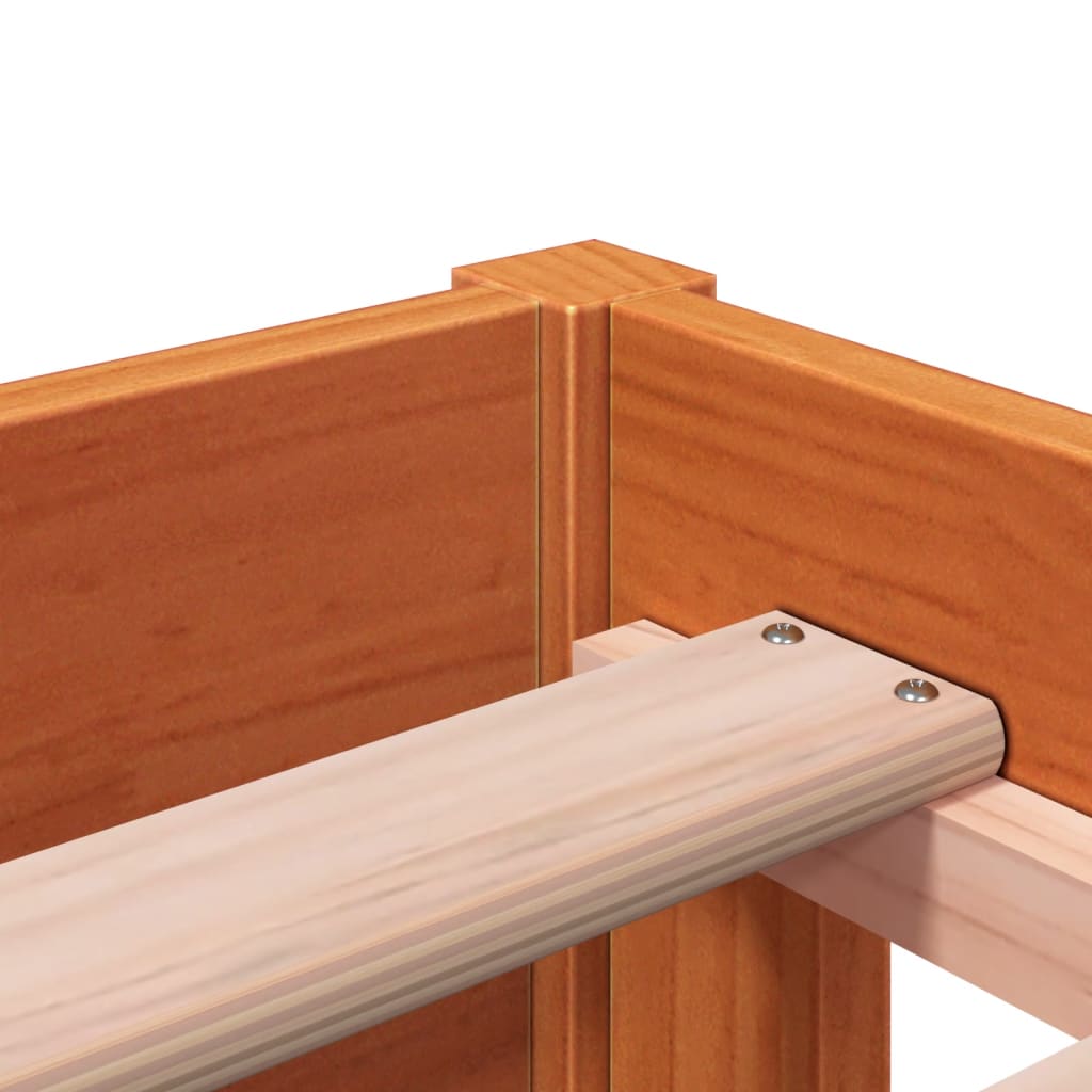 Day Bed without Mattress Wax Brown 90x190 cm Single Solid Wood Pine