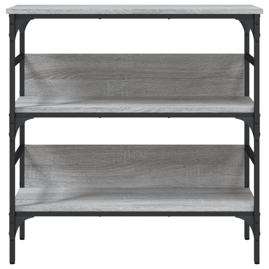 Console Table Grey Sonoma 75x32x75 cm Engineered Wood