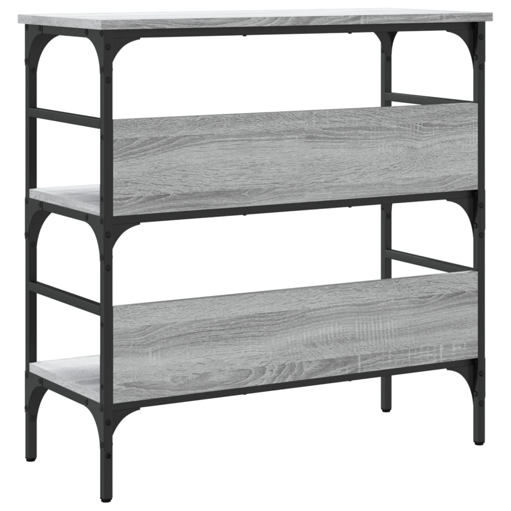 Console Table Grey Sonoma 75x32x75 cm Engineered Wood