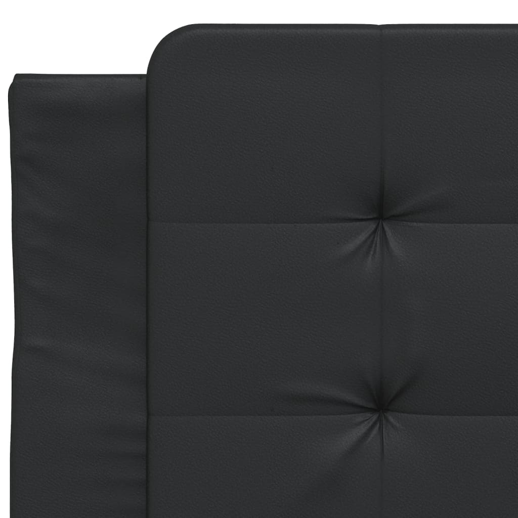 Bed Frame without Mattress "Zadar" Black 80x200 cm Faux Leather