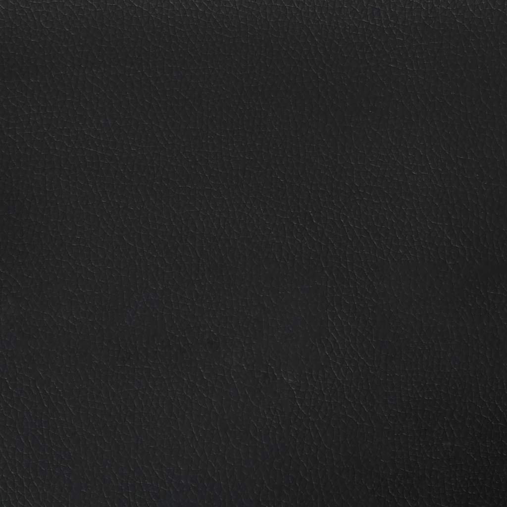 Bed Frame without Mattress "Zadar" Black and White 90x200 cm Faux Leather