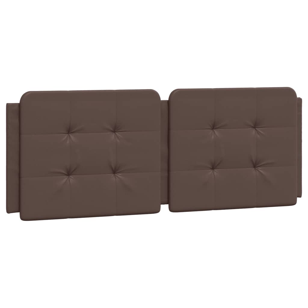 Bed Frame without Mattress "Zadar" Brown 120x200 cm Faux Leather