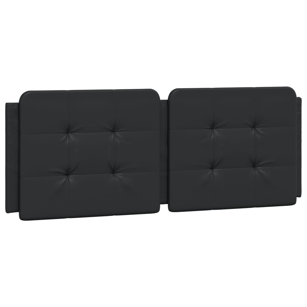 Bed Frame without Mattress "Zadar" Black 140x200 cm Faux Leather