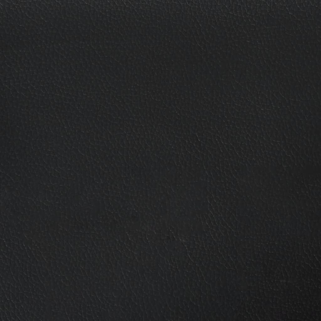 Bed Frame without Mattress "Zadar" Black 160x200 cm Faux Leather