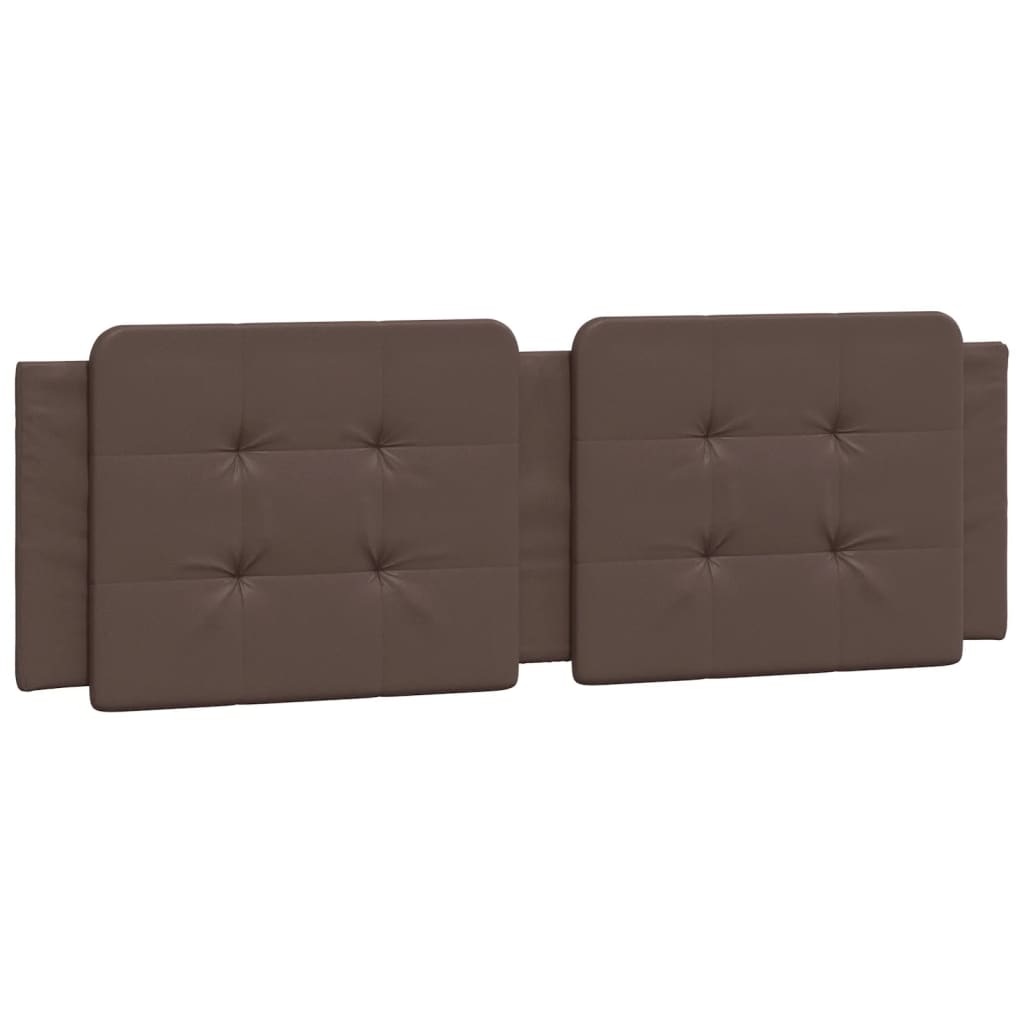 Bed Frame without Mattress "Zadar" Brown 160x200 cm Faux Leather