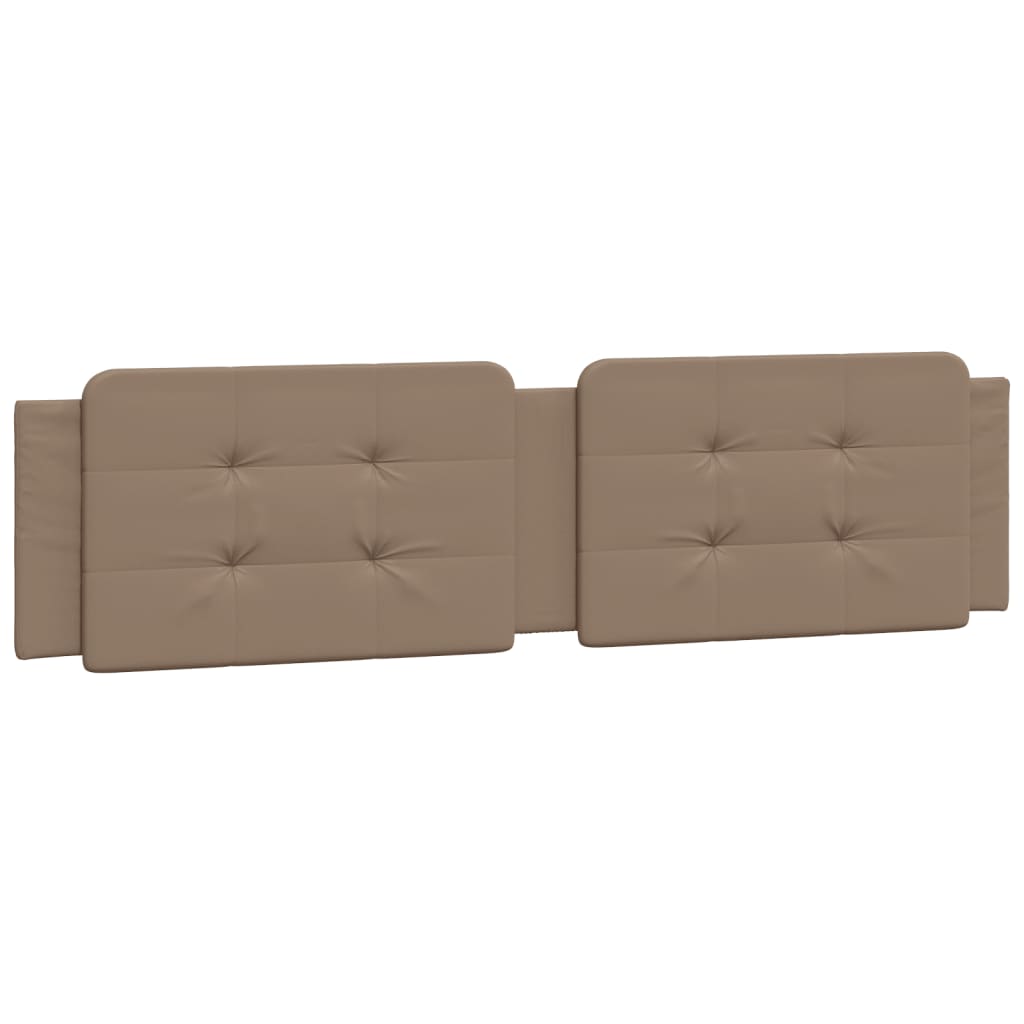 Bed Frame without Mattress "Zadar" Cappuccino 200x200 cm Faux Leather