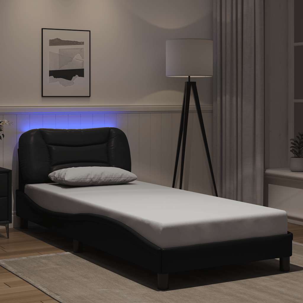 Bed Frame with LED without Mattress 