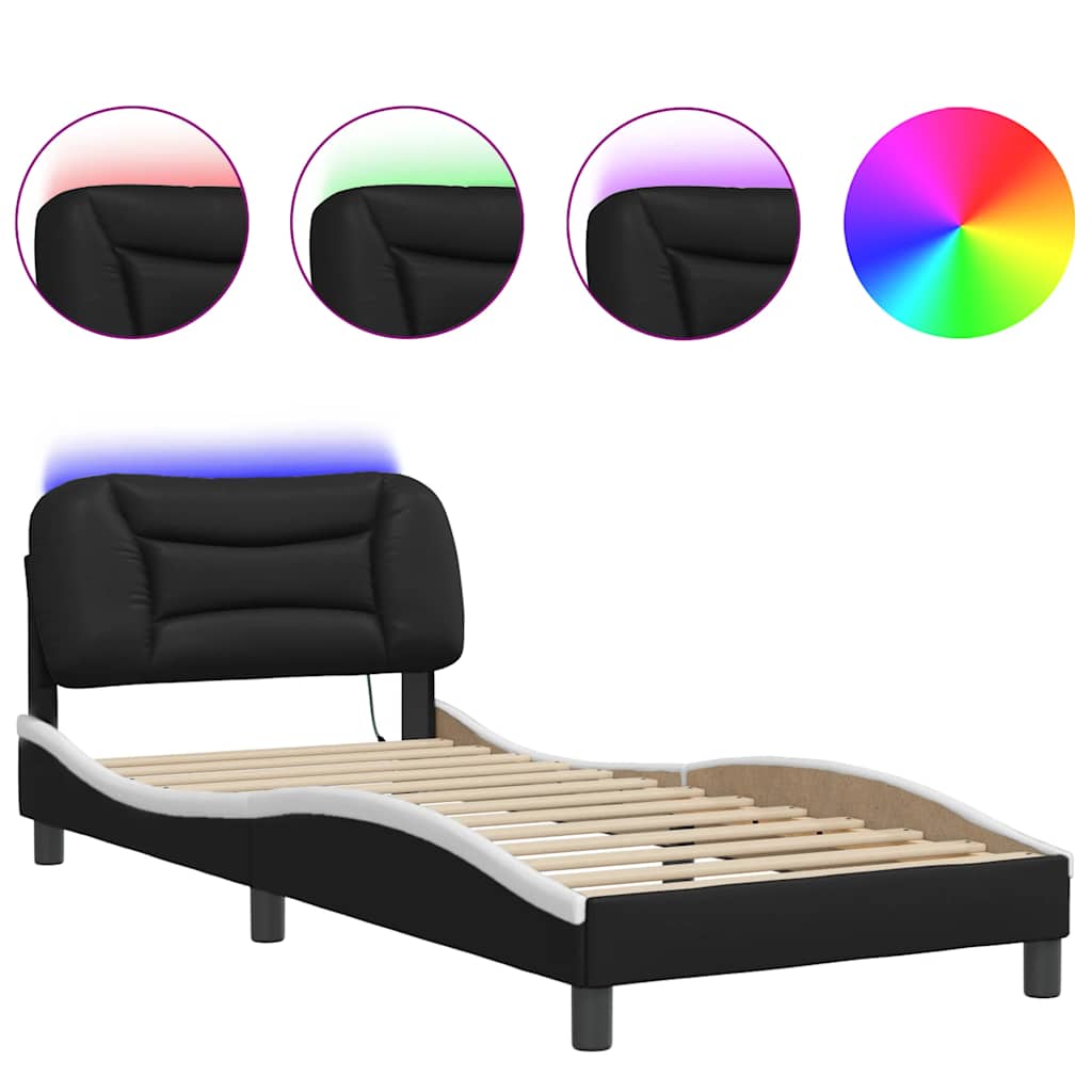 Bed Frame with LED without Mattress 