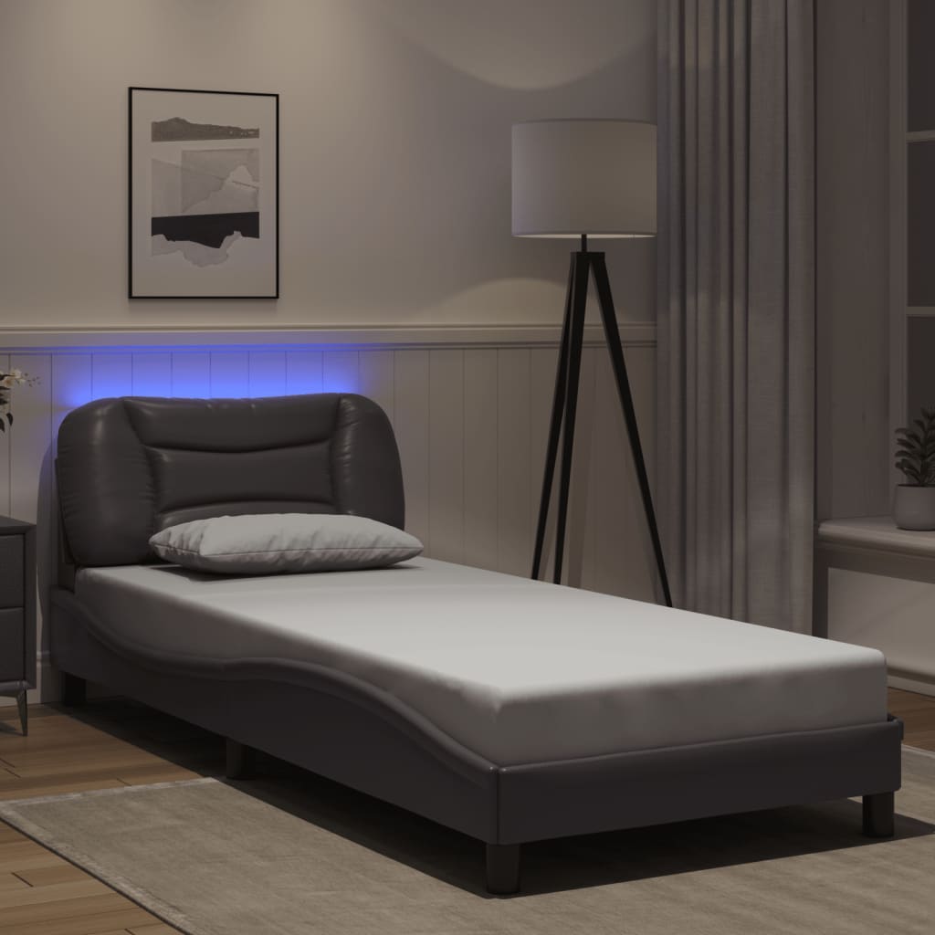Bed Frame with LED without Mattress 