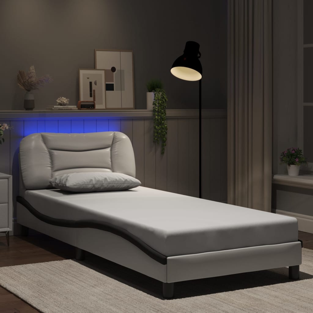 Bed Frame with LED without Mattress 