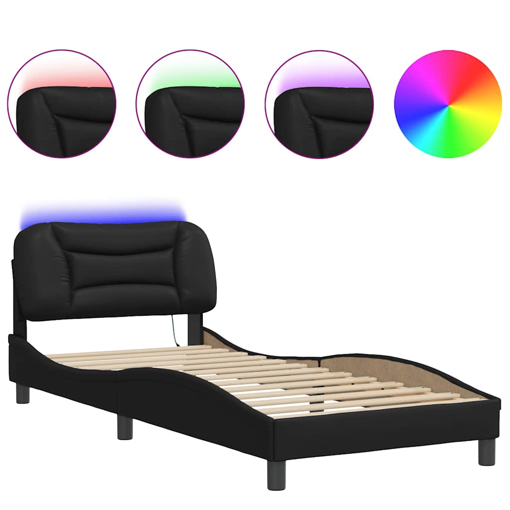 Bed Frame with LED without Mattress 