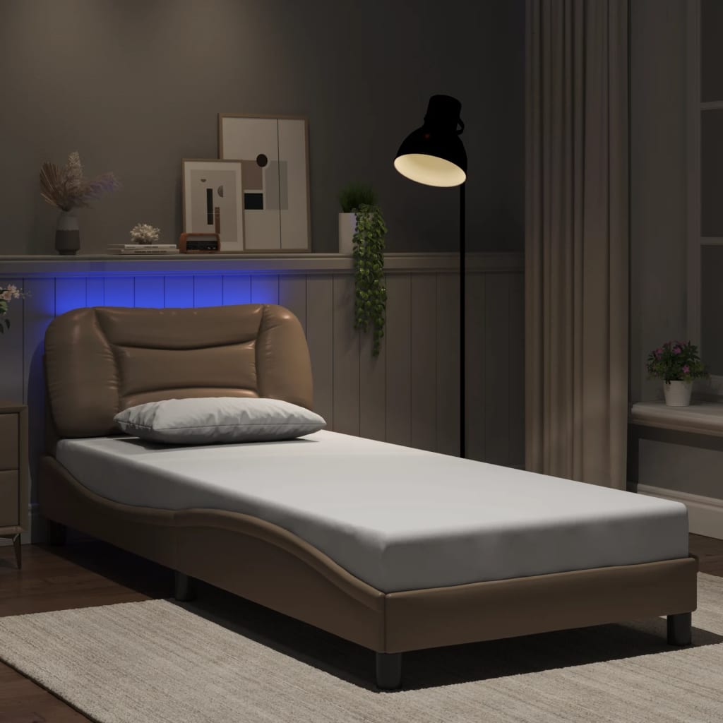 Bed Frame with LED without Mattress 