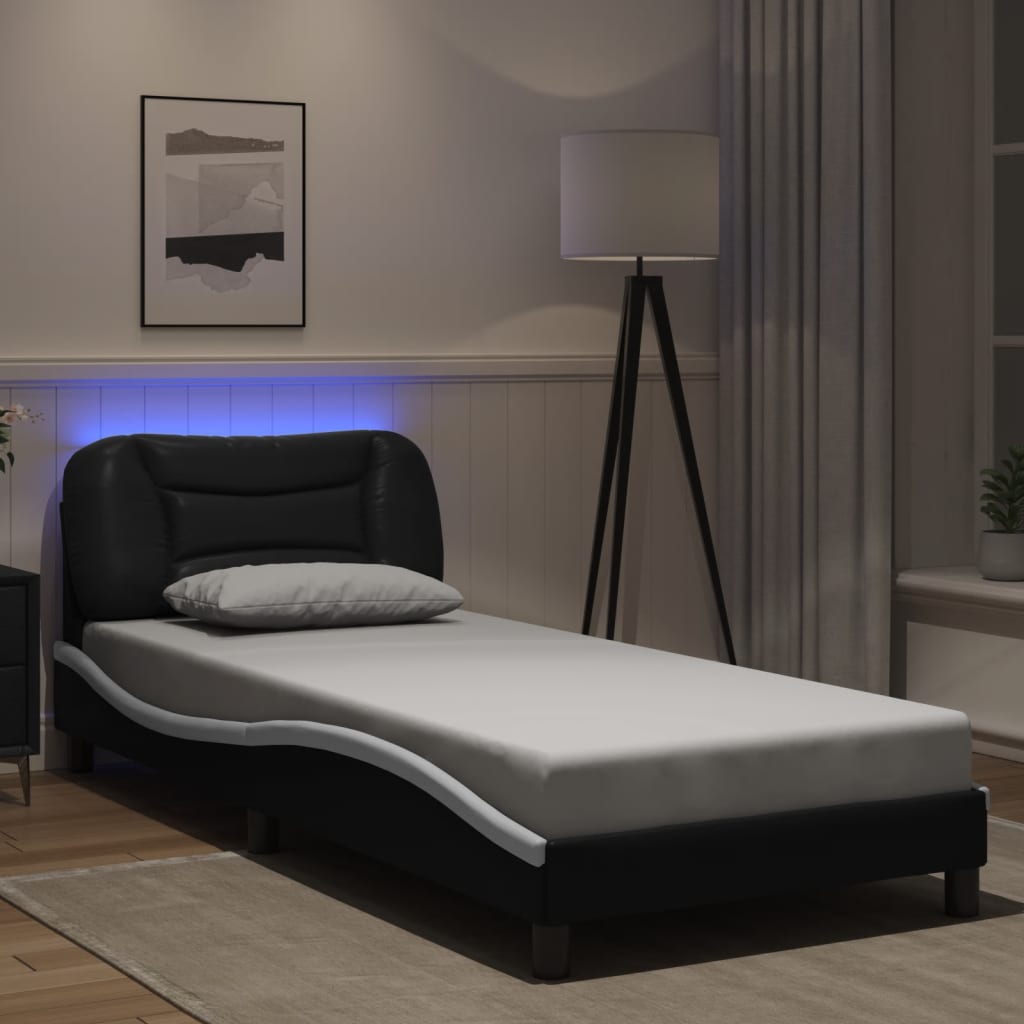 Bed Frame with LED without Mattress 