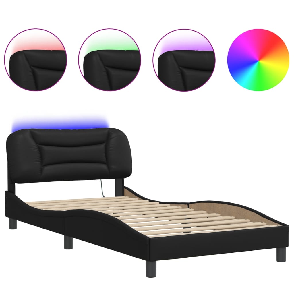 Bed Frame with LED without Mattress 