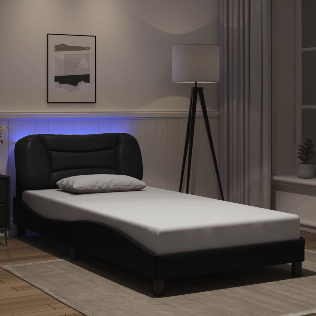 Bed Frame with LED without Mattress 